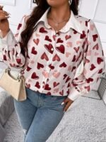 Women's Rayon Oversized Fit Top Korean Casual Short Sleeve Loose Fit Top | Plus Size Summer Wear - Image 4