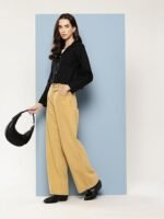 Womens Casual Wear Blue Colour Solid Denim Jacket - Image 3