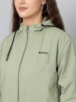 Women's Cotton Blend Standard Length Jacket || Latest Full Sleeve Winter Jacket For Women and Winter Jacket for Girl. Zipper Jacket With Hood - Image 2