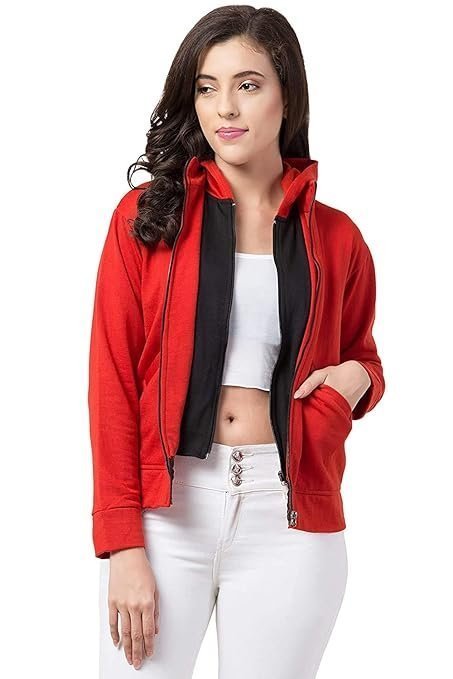 ww1-3-2.jpg Women's Double Zipper Jacket Winter Wear - Image 1