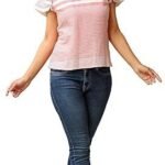 Women's Stripe Printed Regular Fit Top for Women