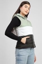Women Sleeveless Jacket Latest Stylish Solid Color Stylish Jacket For Women - Image 2
