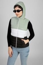 Women Sleeveless Jacket Latest Stylish Solid Color Stylish Jacket For Women - Image 3