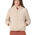 Women's Polyester Blend Standard Length A-Line Coat