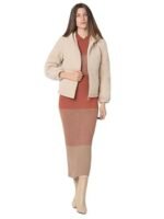 Women's Polyester Blend Standard Length A-Line Coat - Image 3