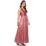 Women Art Silk Layered Printed Suit Set - Image 3