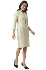Women's Polyester Modern Knee-Length Dress - Image 2