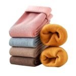 Women For Winters | Soft Thermal Warm Fur Inside | With Thumb Toe Design (Pack of 4) Assorted Colous (Colour May Vary)