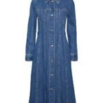 Women's Cotton A-Line Midi Dress