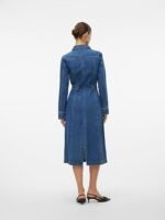 Women's Cotton A-Line Midi Dress - Image 3