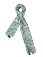 Fashage Floral Printed elegant Scarves with Fancy tassels. - Image 2