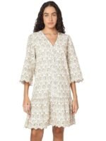 Women's Cotton A-Line Knee-Length Dress