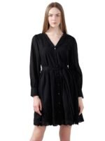 Women's Cotton Fit and Flare Mini Dress