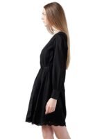 Women's Cotton Fit and Flare Mini Dress - Image 3