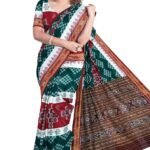 Handloom Handmade Pure Cottan Saree Khandua Natural Cottan Ikkat Sambalpuri Saree For Women Ethnic Wear Traditonal Saree Handloom Saree Without...