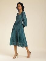 Women's Teal Maxi Dress - Image 2