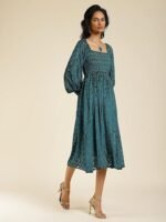 Women's Teal Maxi Dress - Image 3