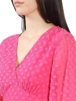 Women's Polyester Fit and Flare Knee-Length Dress - Image 4