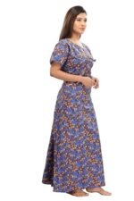 Women's Printed Cotton Nightdress Nighty - Pack of 1 - Image 3