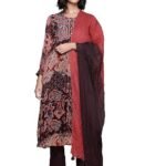 Black Cashmere Kurta With Pant And Dupatta