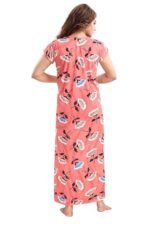 Women's Satin Floor Length Night Dress Nighty - Image 2