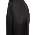 Women's Black Viscose Blend Straight Suit Set_42 - Image 4