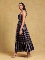 Black Striped Dress - Image 2