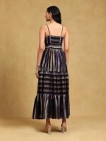 Black Striped Dress - Image 3