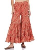 WOMEN PRINTED RELAXED SALWAR KURTA DUPATTA(SKDBANDHAN7873_AQUA CORAL_42) - Image 4
