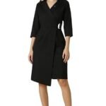 Women Black Solid Formal Dress