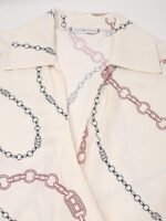 Viscose Spread Collar Wrap Dress - Image 2