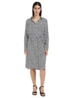Viscose Spread Collar Shirt Dress | Best Quality