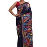 WOMEN'S Blended Silk Kantha Saree